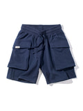 Men's Khaki Loose Fit Five-Point Sports Shorts